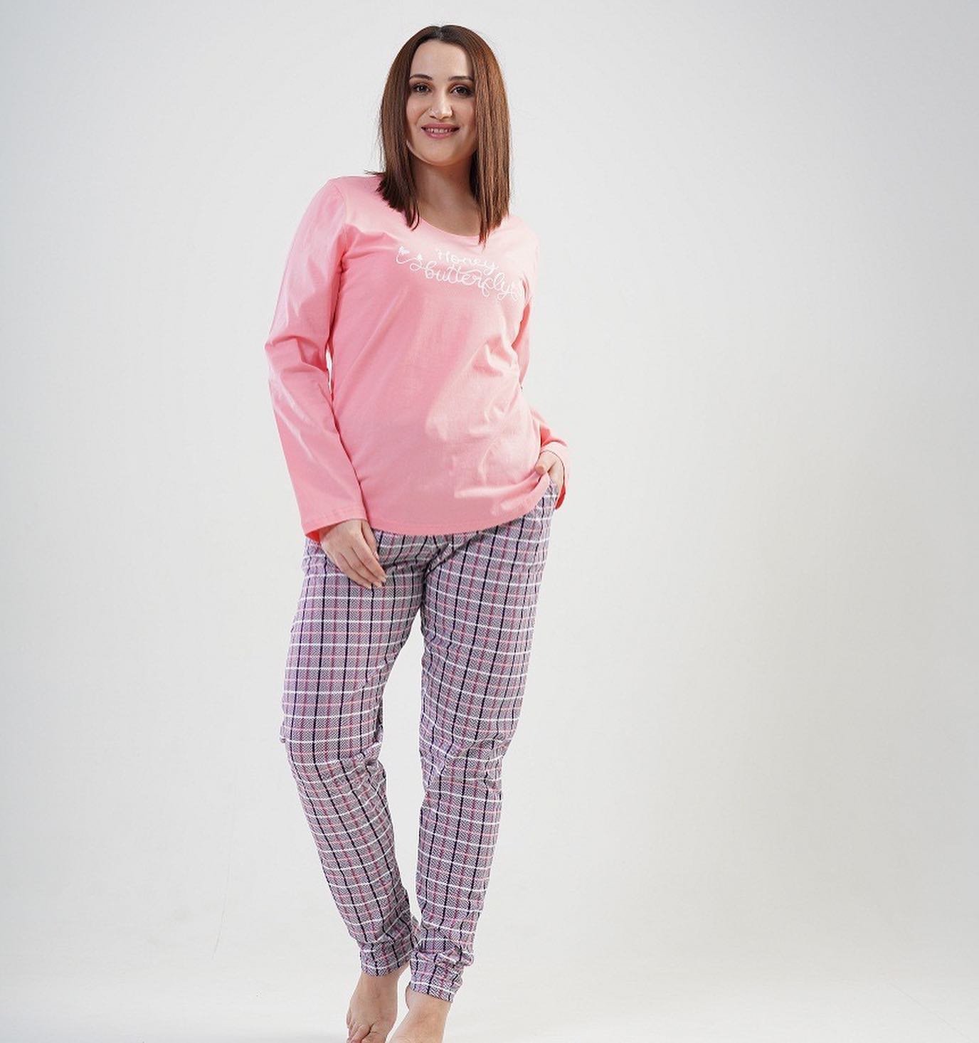 Set pantaloni cu tricou cu mîinica lungă - imagine 3
