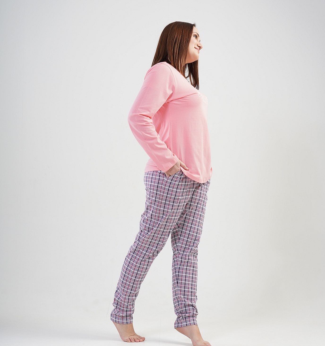 Set pantaloni cu tricou cu mîinica lungă - imagine 5