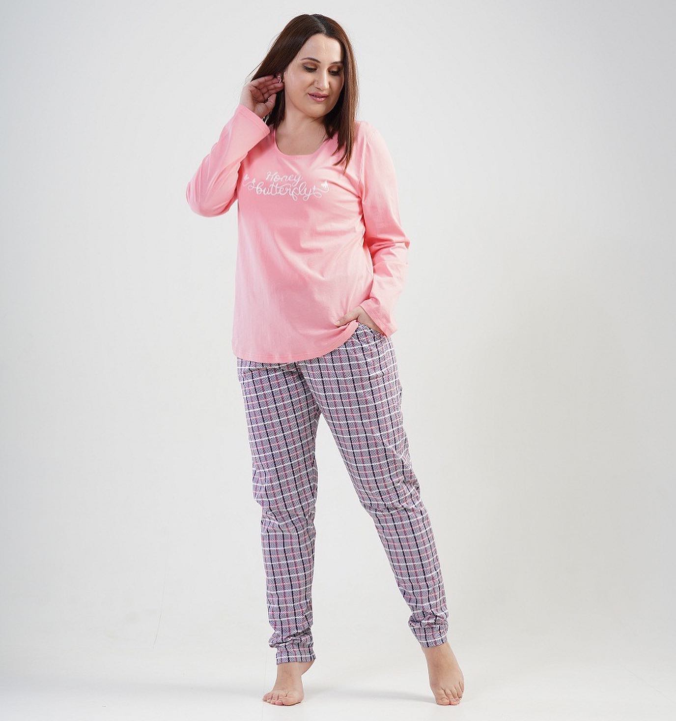 Set pantaloni cu tricou cu mîinica lungă - imagine 6