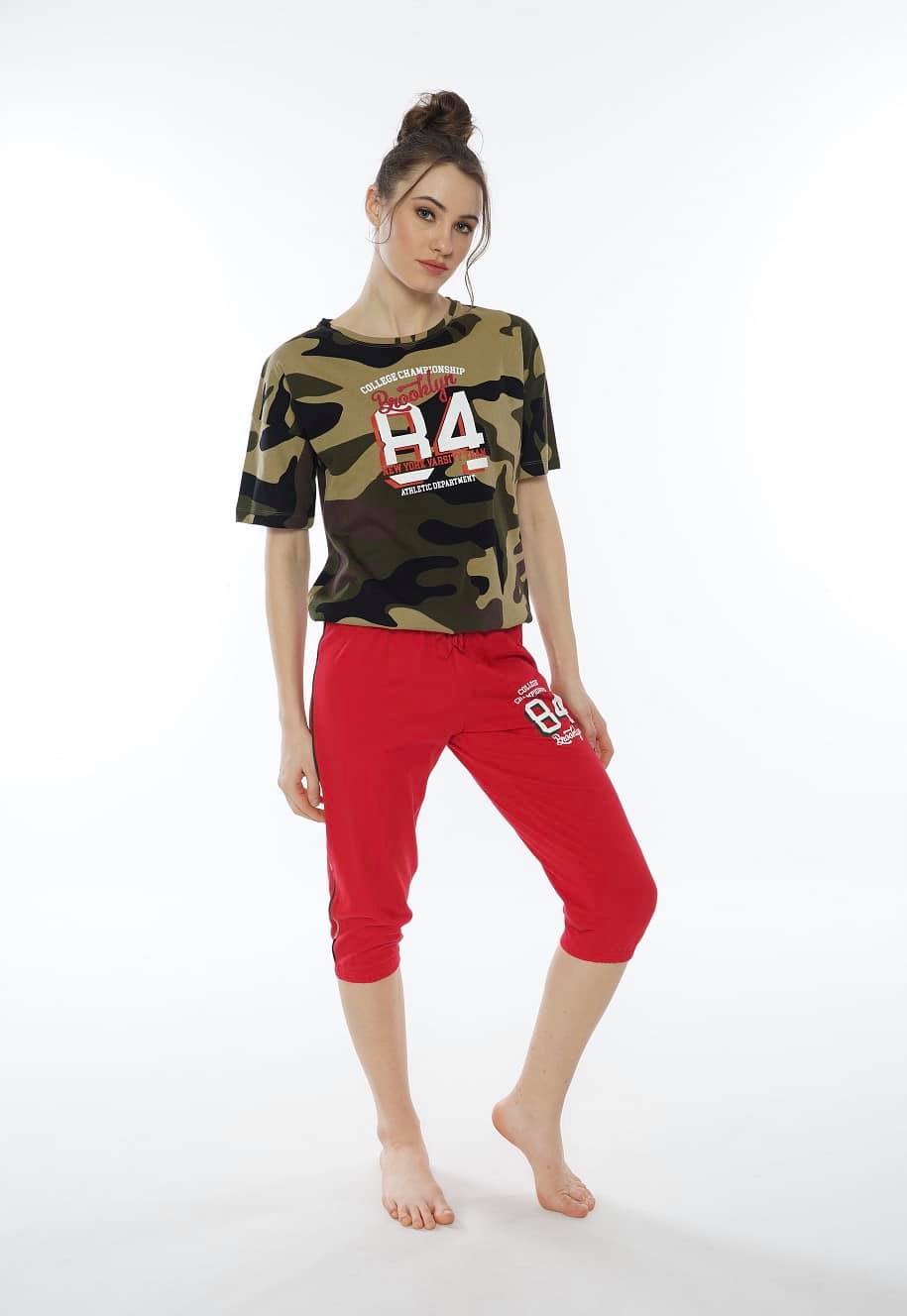 Set maiou cu șorți lungi (capry) art.26320 - imagine 4