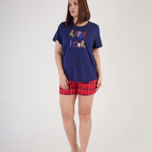 Set tricou cu pantaloni scurți MĂRIMI MARI art.52340