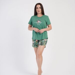 Set tricou cu pantaloni scurți MĂRIMI MARI art.61350