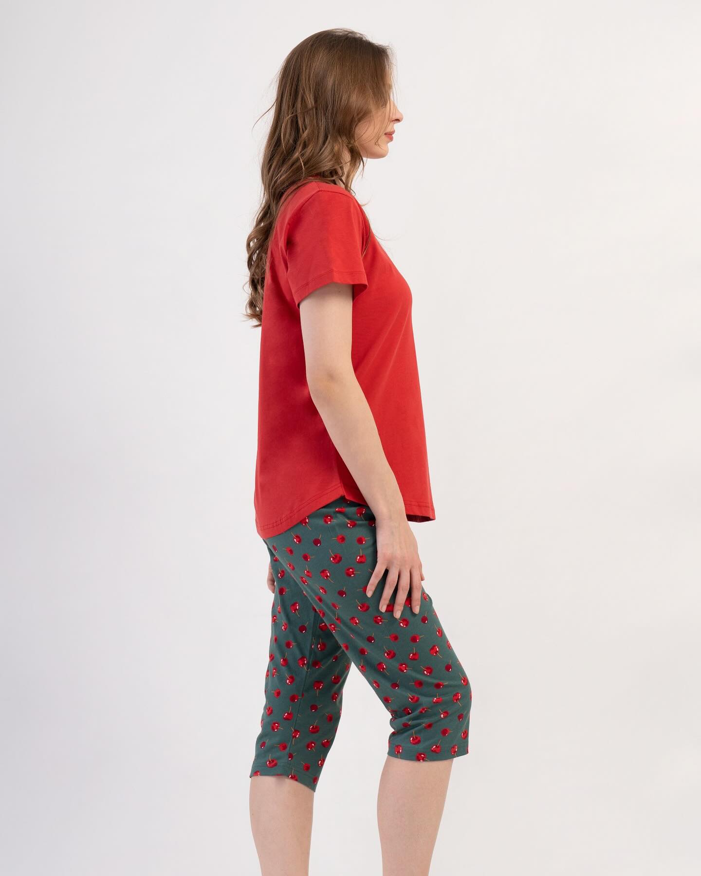 Set maiou cu șorți lungi (capry) art.87380 - imagine 2