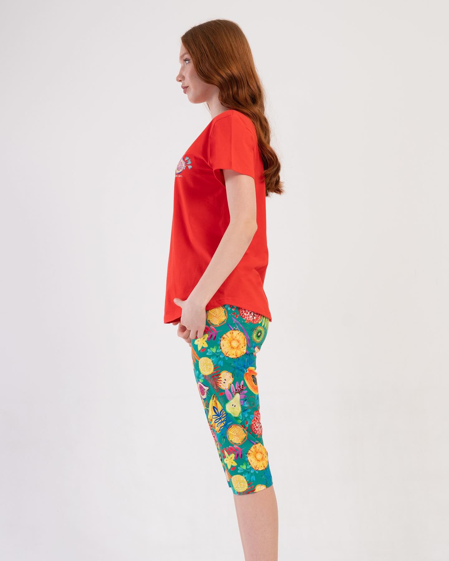 Set maiou cu șorți lungi (capry) art.109350 - imagine 3