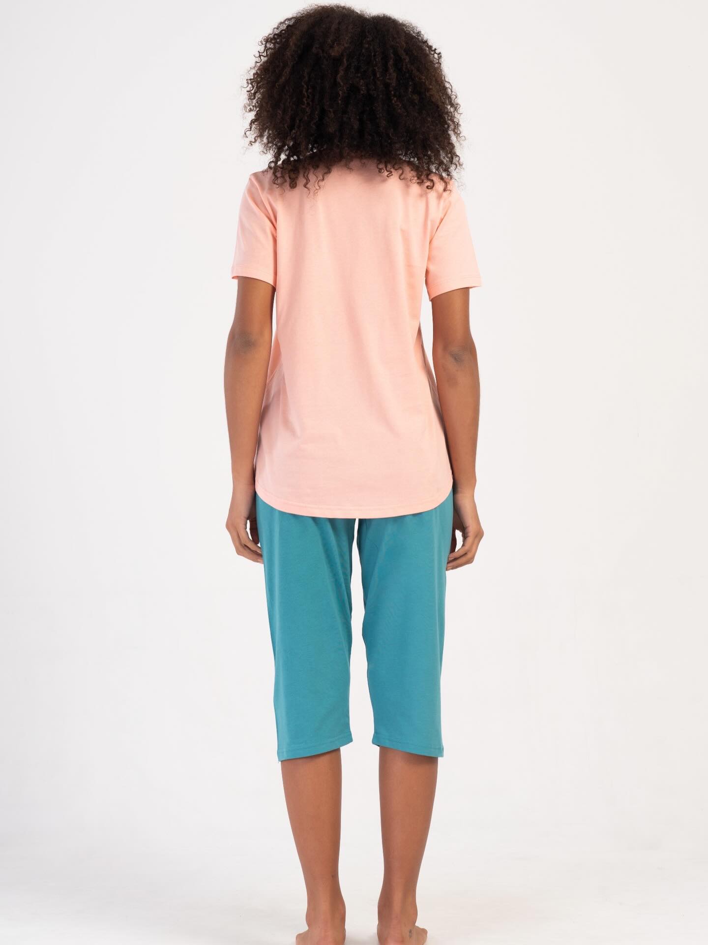 Set tricou pantaloni 3 sferturi mărimi MARI art.102460 - imagine 3