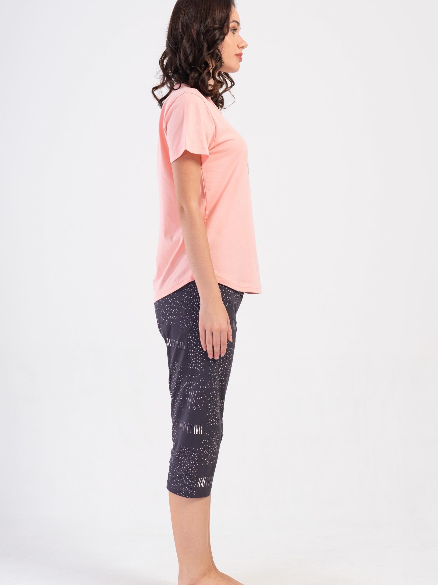 Set tricou pantaloni 3 sferturi art.116420 - imagine 4