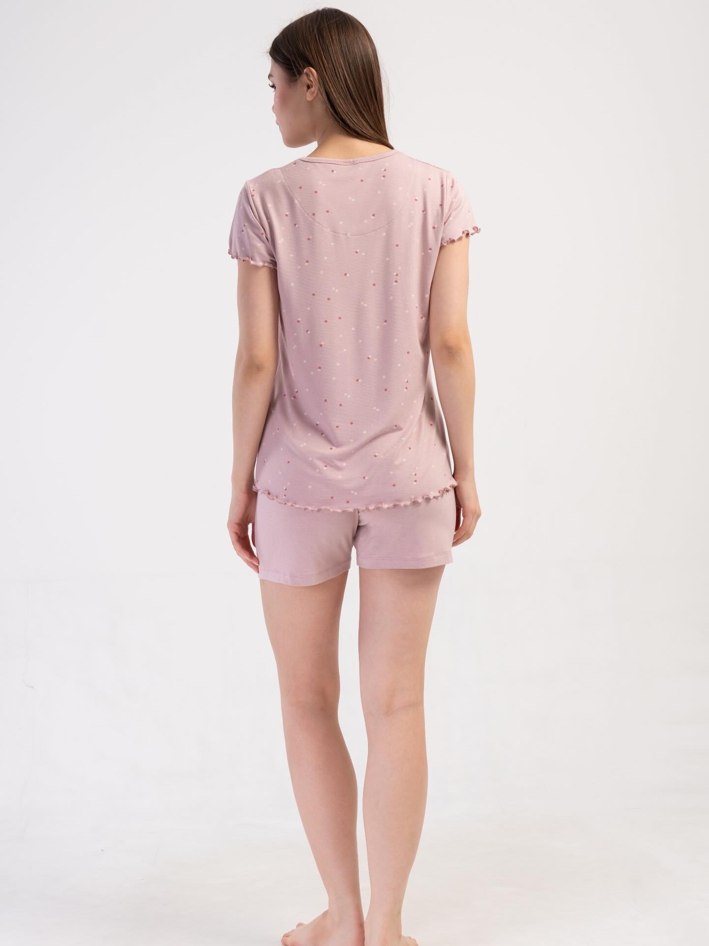 Set tricou cu pantaloni scurți damă art.302420 - imagine 2