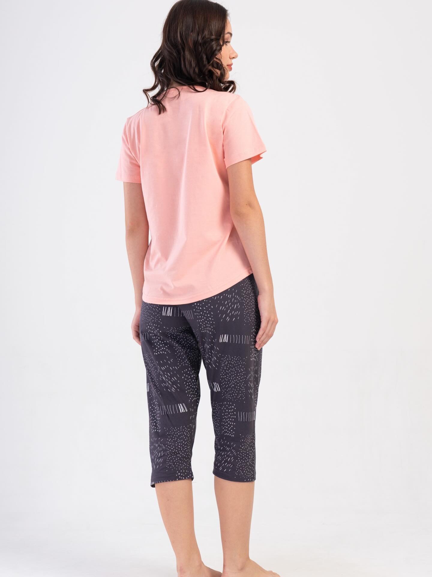 Set tricou pantaloni 3 sferturi art.116420 - imagine 2