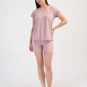 Set tricou cu pantaloni scurți damă art.302420