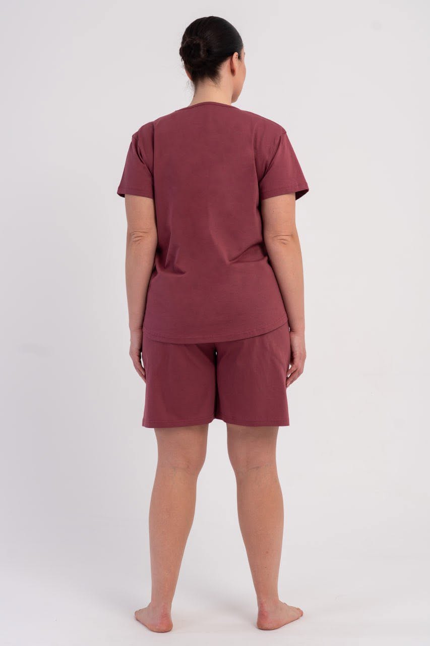 Set tricou și pantaloni scurți damă art.106450 - imagine 2