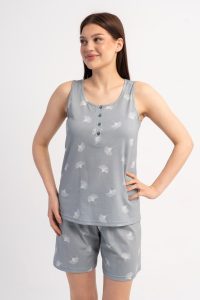 Set maiou și pantaloni scurți damă art.322400
