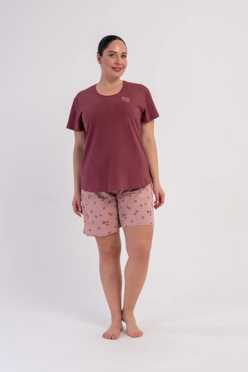 Set tricou și pantaloni scurți damă art.104450