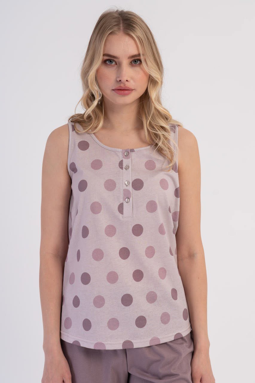 Set maiou și pantaloni scurți damă art.312400 - imagine 4