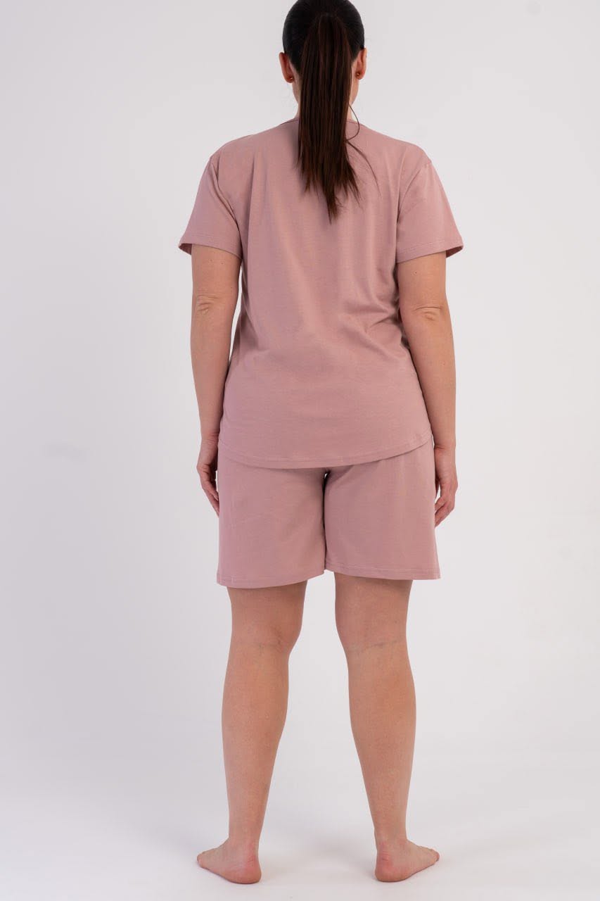 Set tricou și pantaloni scurți damă art.107450 - imagine 2