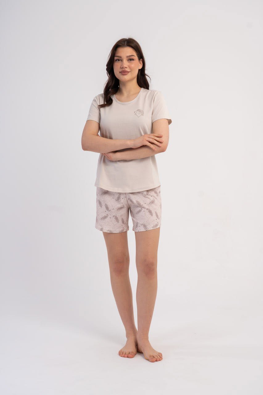 Set tricou și pantaloni scurți damă art.315360