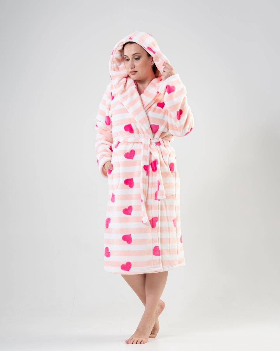Halat de baie cocolino cu gluga art.92650